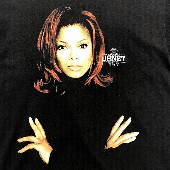 RARE! VINTAGE! Janet Jackson 1998 The Velvet Rope Tour T-Shirt LARGE - Picture 2 of 7